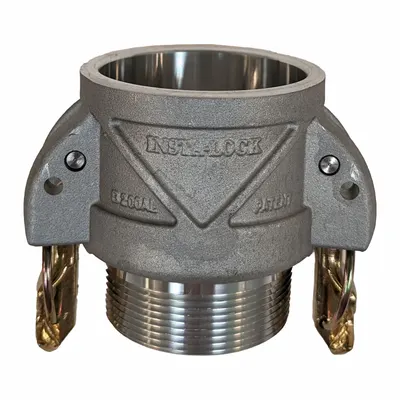 CONTINENTAL Cam and Groove Coupling: 2 in Coupling Size, 2 in Hose Fitting Size - Type B Aluminum Cam & Groove Fittings