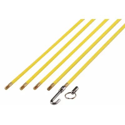 WESTWARD Fish Stick: 1/4 in Rod Dia, 24 ft, Bullet Nose/Single Hook End - Standard Fish Sticks
