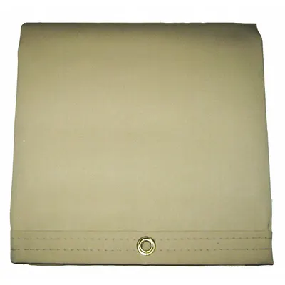 MAURITZON Tarp: 19.5 ft Lg, 9.33 ft Wd, Heavy Duty, 20 mil, Vinyl, Tan, 14.5 oz/sq yd - Vinyl Tarps