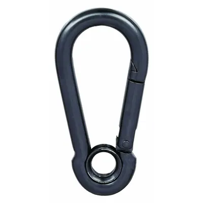 LUCKY LINE PRODUCTS Spring Snap: 1 Snaps, 380 lb Working Load Limit, Solid Gate - Load Rated Spring Snaps