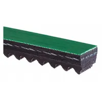 The GATES HC50 Series Cogged V-Belt (9660HD) is a 38° angle, aramid-reinforced drive belt for automotive accessory drives. Its cogged design provides flexibility and high load capacity for transmitting power to components such as alternators and water pumps
