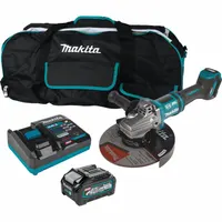 Angle Grinder Kit: 7 in_9 in Wheel Dia, Brushless Motor, 4.0 Ah, 40V DC, Std Head, Rat Tail Grip (MPN GAG10M1)