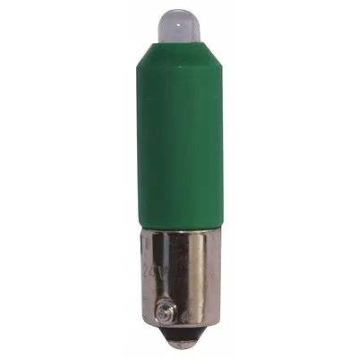 EATON Compact LED Bulb: LED, Miniature Bayonet (BA9s), (T) Tubular, T3-1/4, 24V AC/DC - BA9s Single-Contact Miniature Bayonet Base Lamps