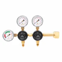 HARRIS Beverage Gas Regulator: For Soda Beverage, For Carbon Dioxide Gas, 2 Regulators, 2 Outlets (MPN 3005229)