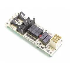 This economizer circuit board is designed for use in HVAC systems to control economizer functions, such as modulating outdoor air dampers based on temperature and humidity. It is commonly applied in commercial rooftop units and packaged systems to improve energy efficiency by reducing mechanical cooling when outdoor conditions are favorable.