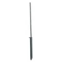 RAIN BIRD Riser Stake: Staked Riser, Micro Sprays/Threaded Drippers, Vinyl, Black, 1/4 in Fitting (MPN RISER1PKS)