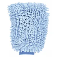 TOUGH GUY Scrubbing Mitt: Scrubbing Mitt, Polyester, 8 in Outside Dia, Blue, 1 in Thick