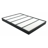 Rectangular panel cabin air filter with cellulose media. Includes gasket for secure installation. Designed for Volvo buses to filter airborne particles entering the cabin