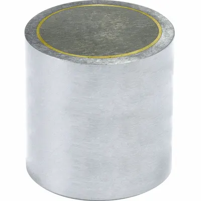 MAG-MATE Alnico Magnet, Round, 0.5 in Thick, 1/2 in OD, 8 lbf Pull - Cylindrical Alnico Magnets