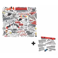 PROTO Master Tool Set: 564 Total Pcs, SAE, 1/4 in/3/8 in/1/2 in/3/4 in Socket Drive Size