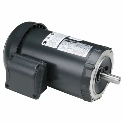 Dayton General Purpose Motor: C-Face Mount, Totally Enclosed Fan Cooled, 2 hp - C-Face 3-Phase General Purpose AC Motors