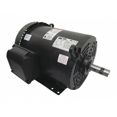 Dayton General Purpose Motor: Rigid Base Mount, Totally Enclosed Fan Cooled, 5 hp - Rigid Base 3-Phase General Purpose AC Motors
