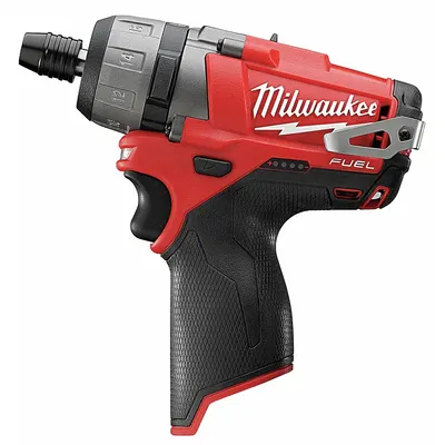 MILWAUKEE Screwdriver: 1/4 in Drive Size, 0 in-lb to 375 in-lb, 0 in-lb Torque - Min - Milwaukee Cordless Screwdrivers & Screw Guns