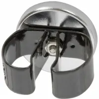 Ceramic Magnets: Encased with Clip, 0.19 in Thick, 1 15/64 in Outside Dia, Round (MPN MX1000VB01)