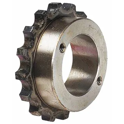 POWER DRIVE Chain Coupling Sprocket: 50, Steel, For Round Shaft Type, 7.86 hp - Bushed Bore Chain Coupling Sprockets
