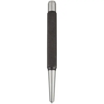 STARRETT Center Punch: 3/16 in Tip Size, Square, 4 1/2 in Overall Lg, 1 5/8 in Taper Lg - Centering Punches