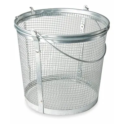 WALTER SURFACE TECHNOLOGIES Round Parts Washer Basket - Round Parts Washer Baskets
