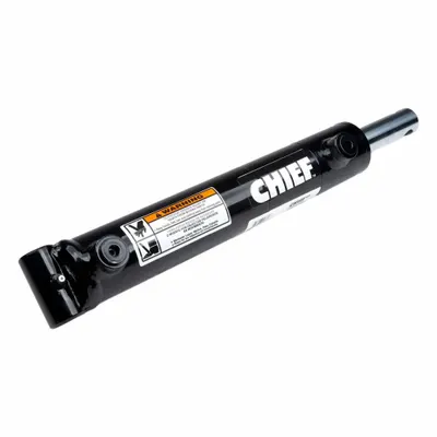 CHIEF Welded Hydraulic Cylinder: 3 in Bore Dia., 40 in Stroke Lg, 48 in Retracted Lg - Drilled Rod Mount Welded Hydraulic Cylinders
