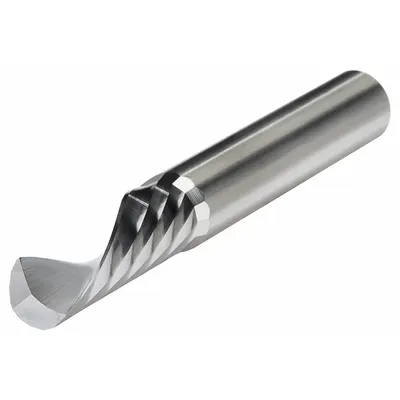 MICRO 100 Solid Router Bit: Spiral Downcut, 1/8" Cut Dia - Spiral-Flute Router Bits for Plastics & Composites