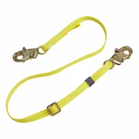 3M DBI-SALA Positioning Lanyard: Steel Snap Hook, Steel Snap Hook, 6 ft Lg, 310 lb Capacity, Adj Lg (MPN 1231016)