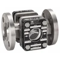 ARCHON INDUSTRIES, INC. Single Wall Sight Flow Indicator: Rotor, Steel, 1 in Flange, Flange (MPN AKF-FR010AC07A)