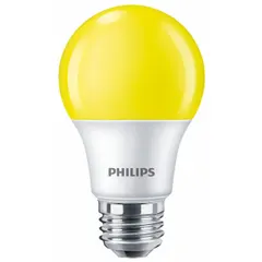 LED A19 classic-shaped lamp with frosted finish and medium screw (E26) base. Operates at 120V AC, consumes 8 watts, and produces 3000K warm white light. Suitable for general indoor lighting in residential and commercial fixtures.
