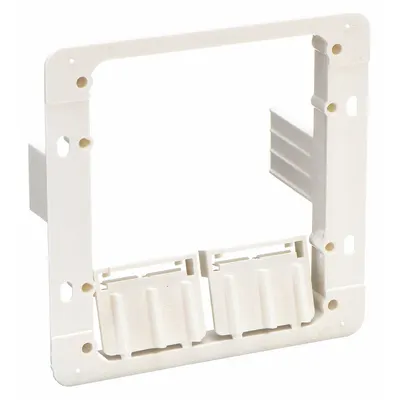 NVENT CADDY Communication Mounting Bracket: ABS, White - Mounting Accessories for Electrical Boxes