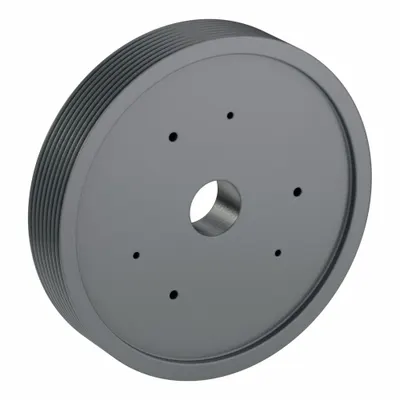 OEM V-Belt Pulley: 3V1900 - Bushed-Bore Cast-Iron Wedge V-Belt Pulleys
