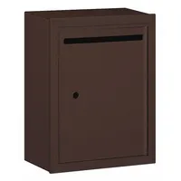 Letter Box: 1 Doors, 19 in H x 15 in W x 7 1/2 in D, Surface Mounting, Powder Coated (MPN 2240ZU)