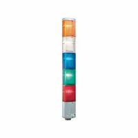 EDWARDS SIGNALING Tower Light Module: Steady, 24V DC, Red, 3 in Overall Dia, 3 5/8 in Overall Ht (MPN 102LS-SLEDR-G1)