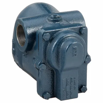 ARMSTRONG INTERNATIONAL Steam Trap: Cast Iron, 1 1/4 in FNPT, 2,500 lb/hr, 15 psi Max., 377°F Max. - Cast Iron C-Pattern Float & Thermostatic Steam Traps