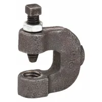 Beam Clamp: Malleable Iron, 500 lb Load Capacity, For 3/4 in Threaded Rod, 3/4 in Throat Dp (MPN 0500007430)