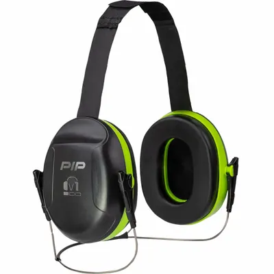 PIP Passive Earmuff: Behind-the-Neck Earmuff, Passive, 23 dB NRR, Foldable - Behind-the-Neck Earmuffs