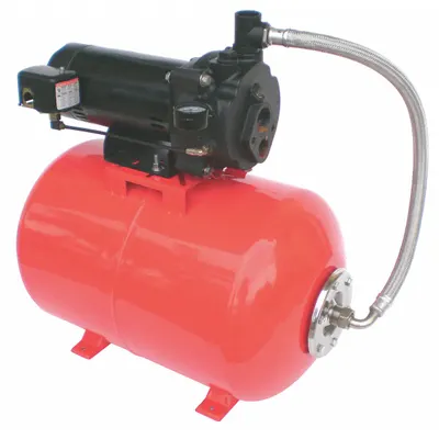 Dayton Convertible Jet Pump System: Single Phase, 115/230V AC, 1/2 hp - Convertible Well Jet Pump Systems