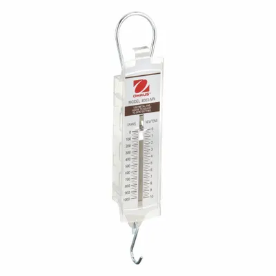 OHAUS Mechanical Hanging Scale: g, 0.25 N/25 g, Analog Linear - Mechanical Hanging Scales