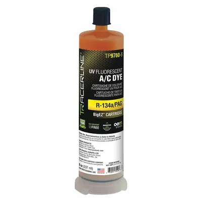 TRACERLINE A/C Dye Refill, 8 oz Cartridge, R-134a, TP9760-8 - A/C Dye Refills