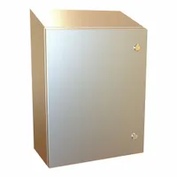 HAMMOND Electrical Enclosure: 304 Stainless Steel, 20 in x 16 in x 8 in, NEMA 12/13/3R/4/4X, Hinged (MPN ST201608SS)