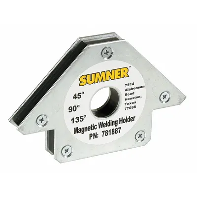 SUMNER Magnetic Holder: 30°_45°_60°_75°_90° - Multi-Angle Welding Magnets