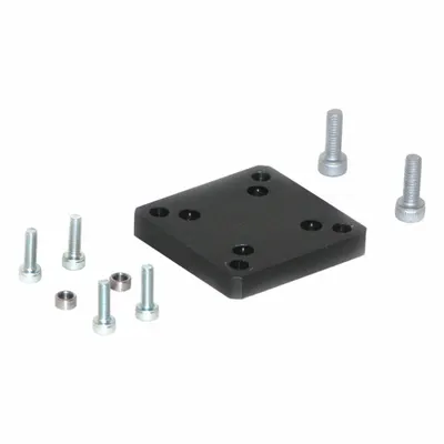 AFAG Connection Plate: Mfr Part # 50077110, M4 Mount Hole Size - Connecting Elements for Pneumatic Slides