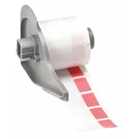 Wraparound Label: 1 1/2 in x 3/4 in, Vinyl, Red (Matte), For 22 AWG to 16 AWG Wire Gauge (MPN M71-30-427-RD)