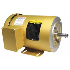 This BALDOR CEM3614T is a 2 hp, 1800 RPM, 3-phase AC motor with a C-Face mount and totally enclosed fan-cooled (TEFC) enclosure. It operates on 208-230/460V AC and draws 7/3.5 A full load current at 60 Hz. Suitable for industrial applications such as pumps, fans, conveyors, and compressors requiring continuous operation in dusty or damp environments.