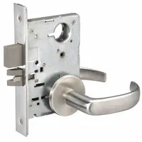 ASSA ABLOY ACCENTRA Door Lockset: Privacy Lever Locksets, Chrome, ADA Compliant (MPN PBR8802FL x 626 x YMS)