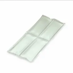 Phase change inserts maintain a constant temperature of 65° F (18.3° C) for up to three hours when activated in a refrigerator or ice chest for 20-30 minutes. Each insert is sealed (RF welded) in a 12 mm urethane clear package. Sold as a 4-pack, compatible with Series 8413 vests. Used for personal cooling in hot environments.
