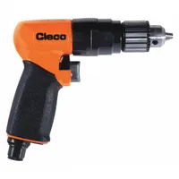CLECO Air-Powered Drill: 3/8 in Chuck, Heavy Duty, 2,600 RPM, 1 hp, Keyed (MPN MP1457-51)