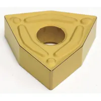 Trigon (W) shaped indexable turning insert for general turning, facing, and boring operations. Suitable for medium to roughing cuts on steel, stainless steel, and cast iron. Grade AC830P provides wear resistance