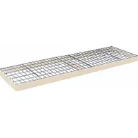 HALLOWELL Boltless Shelf: 72 in x 48 in, 600 lb Load Capacity, Steel, 4 ga Decking, Tan (MPN DRCCWL7248PT)