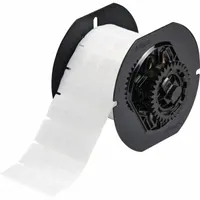 Wraparound Label: 3/4 in x 1/2 in, Vinyl, White (Matte), For 16 AWG to 12 AWG Wire Gauge (MPN B33-80-427)