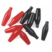 GROTE Test Clip Boot: 75 A Max Current, 3/4 in Max Jaw Opening, 10 PK (MPN 84-9609)