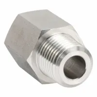 Metal Pipe Straight: Straight, 1/4 in x 1/4 in, Female NPT Threaded x Male x BSPT Threaded (MPN 1867 13 14)