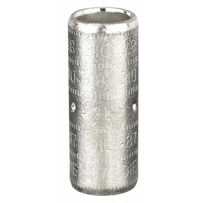 THOMAS & BETTS Open Barrel Splice: 500 kcmil Wire Size, Brown Code, 2.75 in - Crimped Butt Splice Compression Connectors
